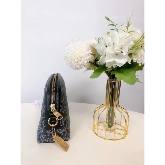 Coach CF343 Madi Crossbody With Coach Monogram Print IN Navy - Picture 3 of 7